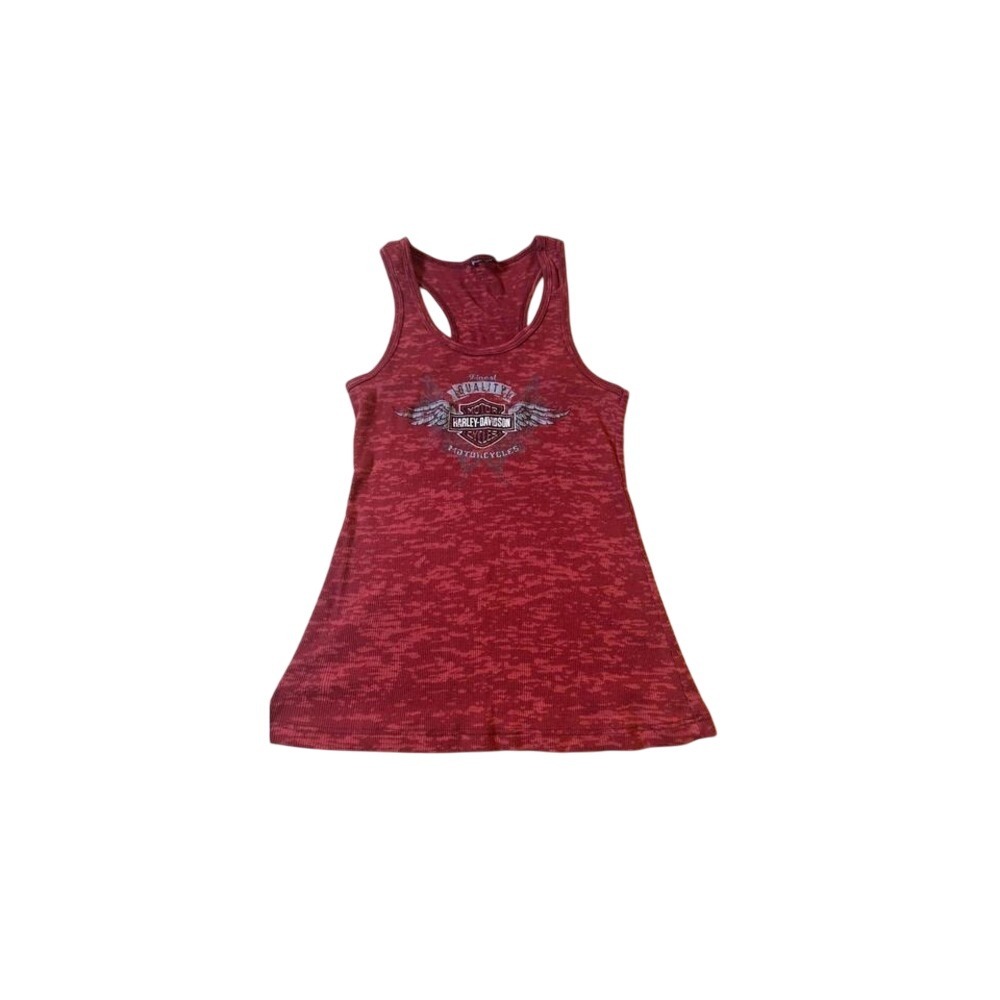 Harley‎ Davidson Tank Top Racerback Quality Motorcycles Red